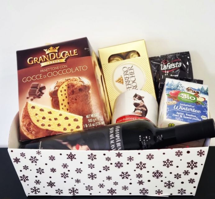 Cosul de sarbatori care bucura de 2 ori!